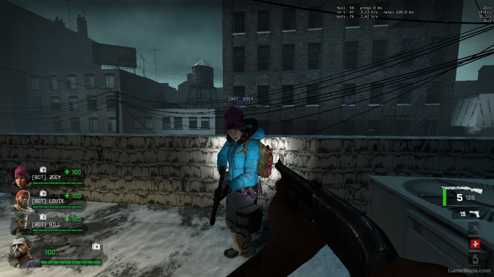 L4D1 Kimiko Nomura Winter - World War Z - [Zoey]