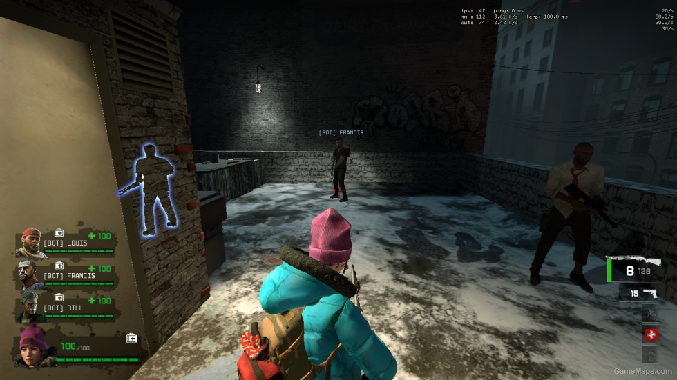 L4D1 Kimiko Nomura Winter - World War Z - [Zoey]