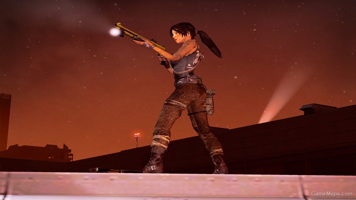 L4D1 Lara Croft from Tomb Raider 2013 for Zoey