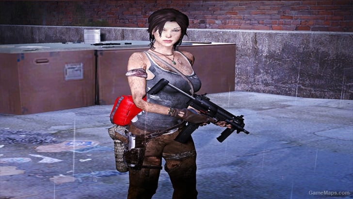 L4D1 Lara Croft from Tomb Raider 2013 for Zoey