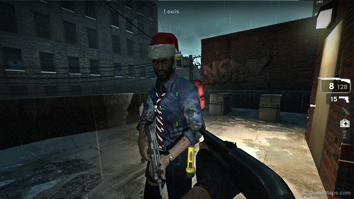 L4D1 Louis with Christmas Hat