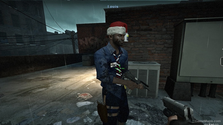 L4D1 Louis with Christmas Hat