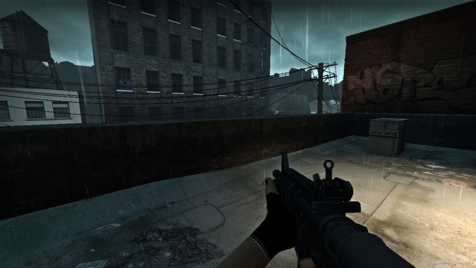 L4D1 M4A1 replaces M16