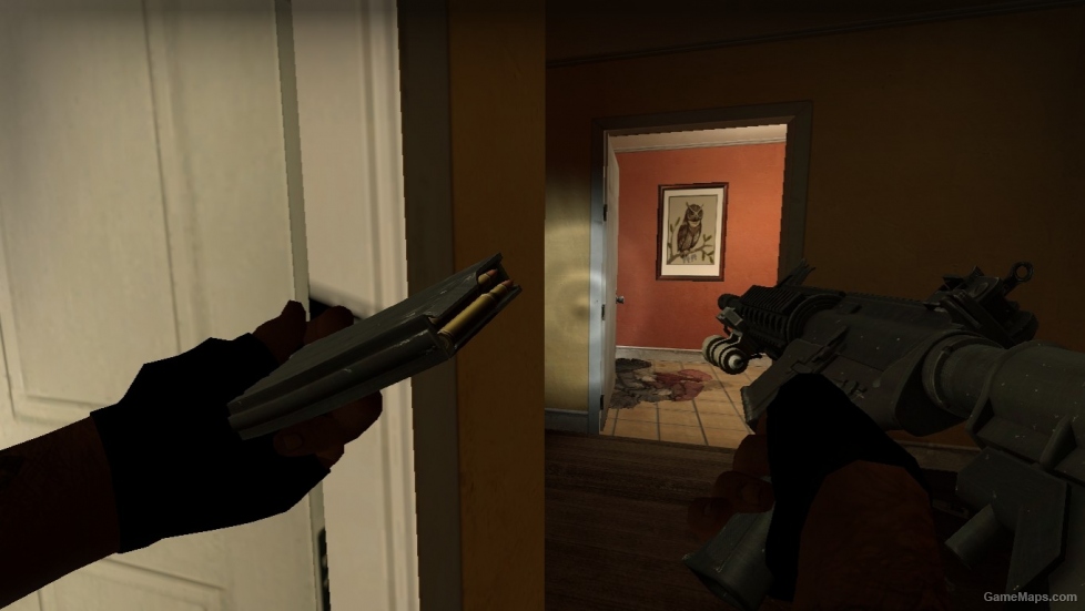 L4D1 M4A1 replaces M16