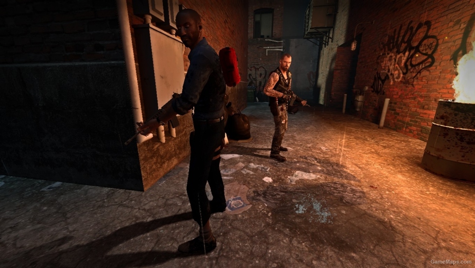 L4D1 M4A1 replaces M16