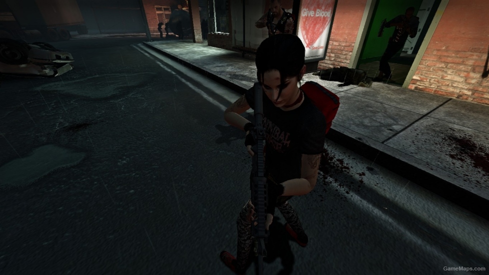 L4D1 M4A1 replaces M16