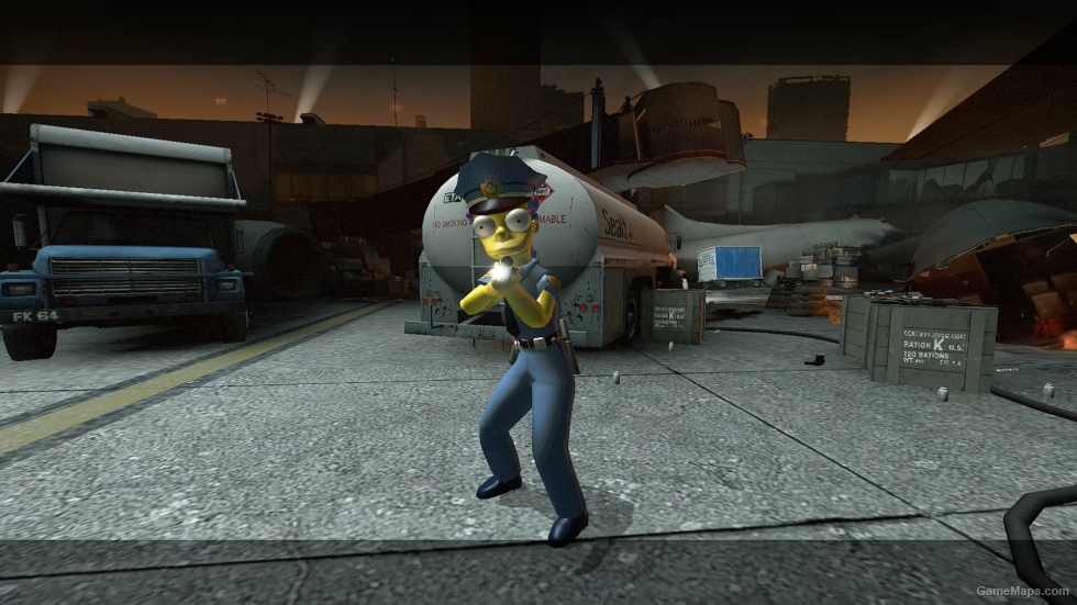 L4D1 Marge Simpson (Cop) - Zoey