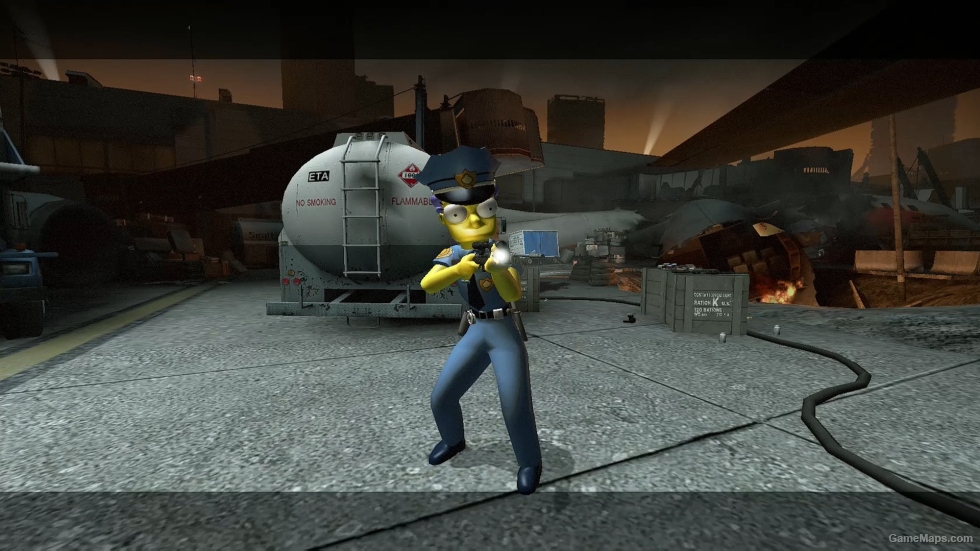 L4D1 Marge Simpson (Cop) - Zoey