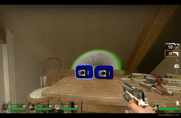 l4d1 Medkit blue skull