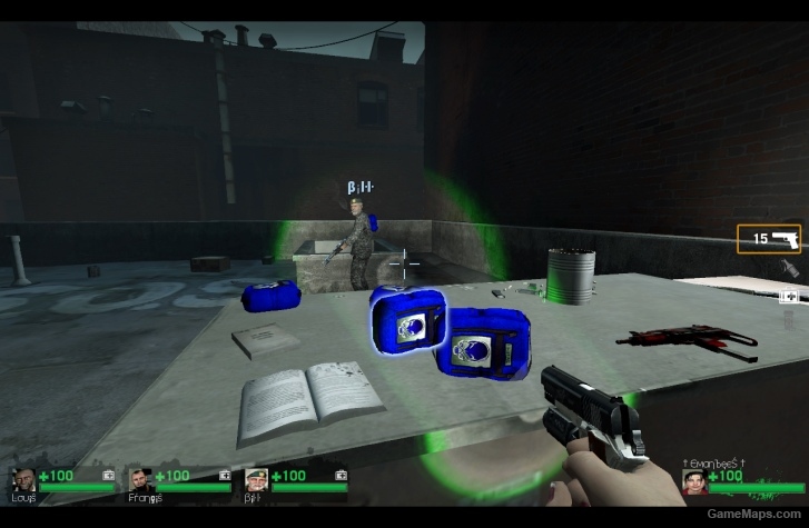 l4d1 Medkit blue skull