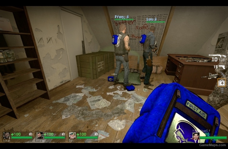 l4d1 Medkit blue skull