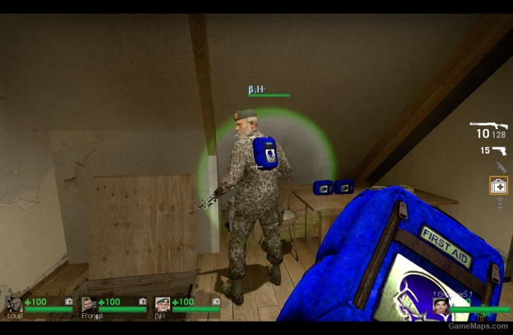l4d1 Medkit blue skull