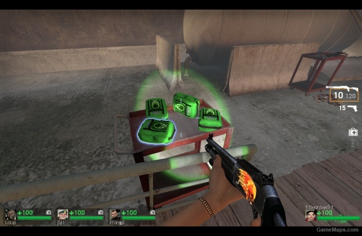 l4d1 Medkit green alien