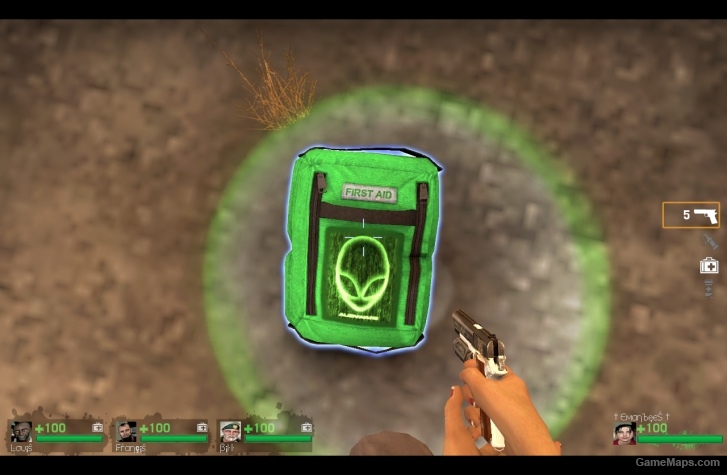 l4d1 Medkit green alien