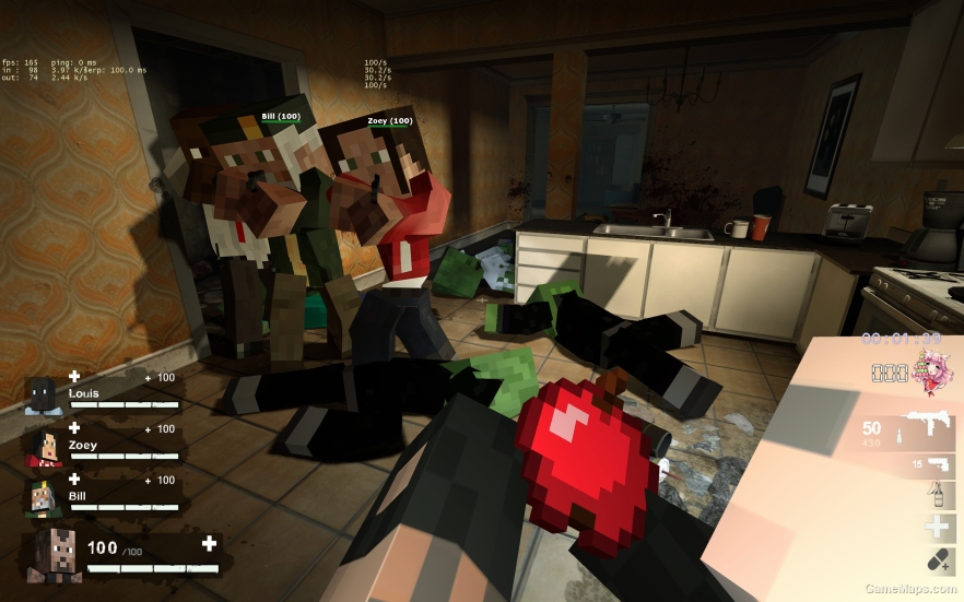 L4D1 Minecraft Apple Medkit
