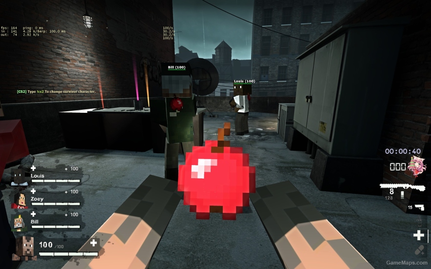 L4D1 Minecraft Apple Medkit