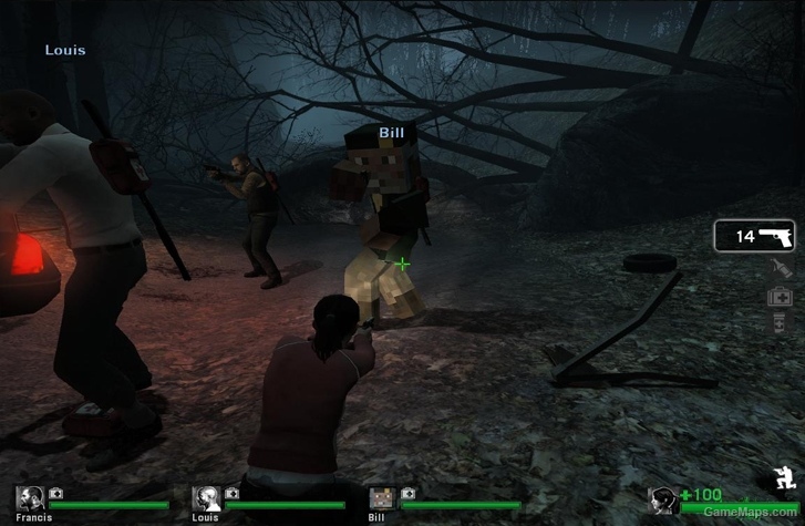 L4D1 Minecraft Bill
