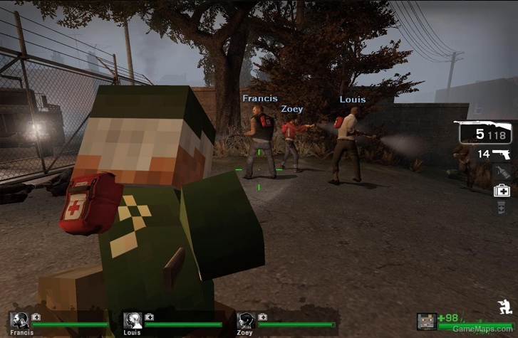 L4D1 Minecraft Bill