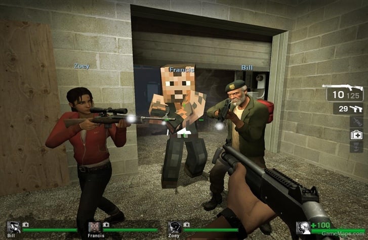 L4D1 Minecraft Francis