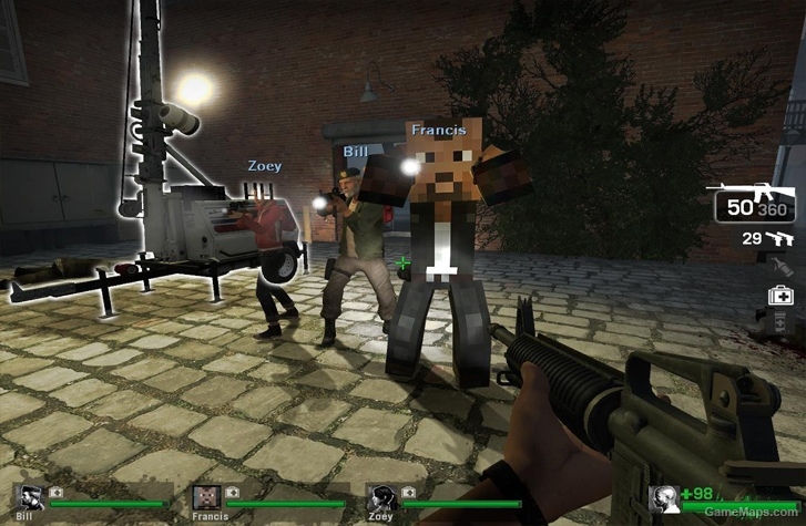 L4D1 Minecraft Francis