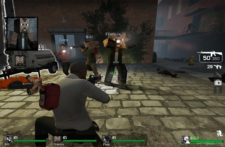 L4D1 Minecraft Francis