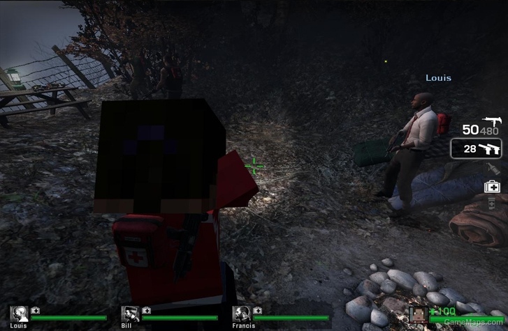 L4D1 Minecraft Zoey