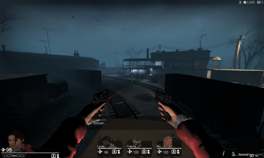 L4D1 Mk23 Pistol(2x Red Lasers)