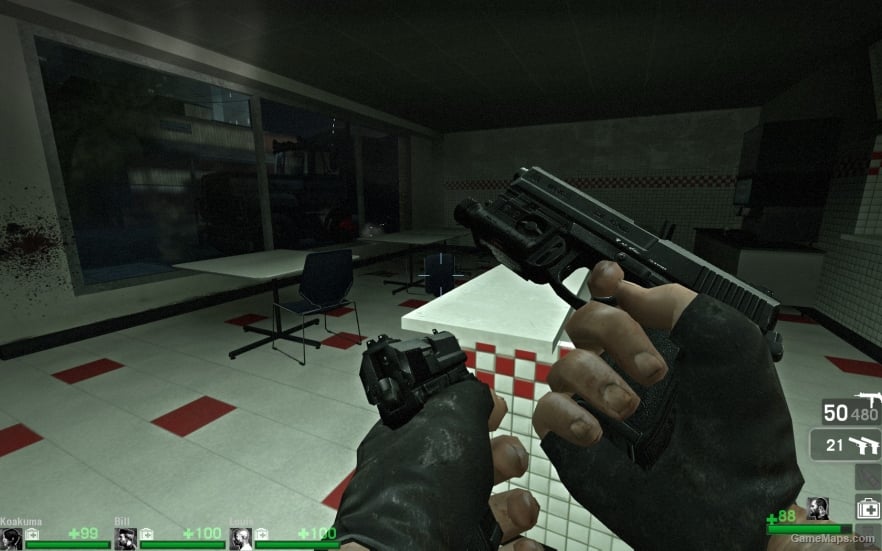 L4D1 Mk23 Pistol( no Lasers)