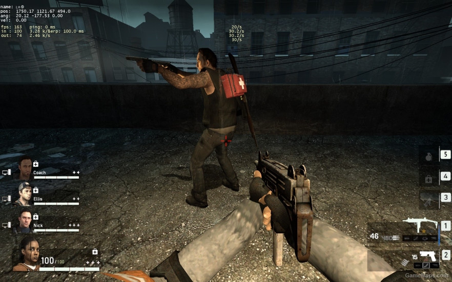 L4D1 Nick With Francis' Outfit!