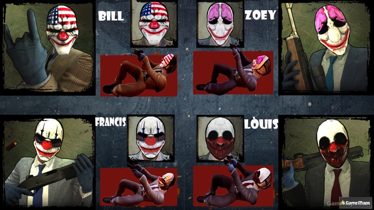 L4D1 PAYDAY 2 Heisters