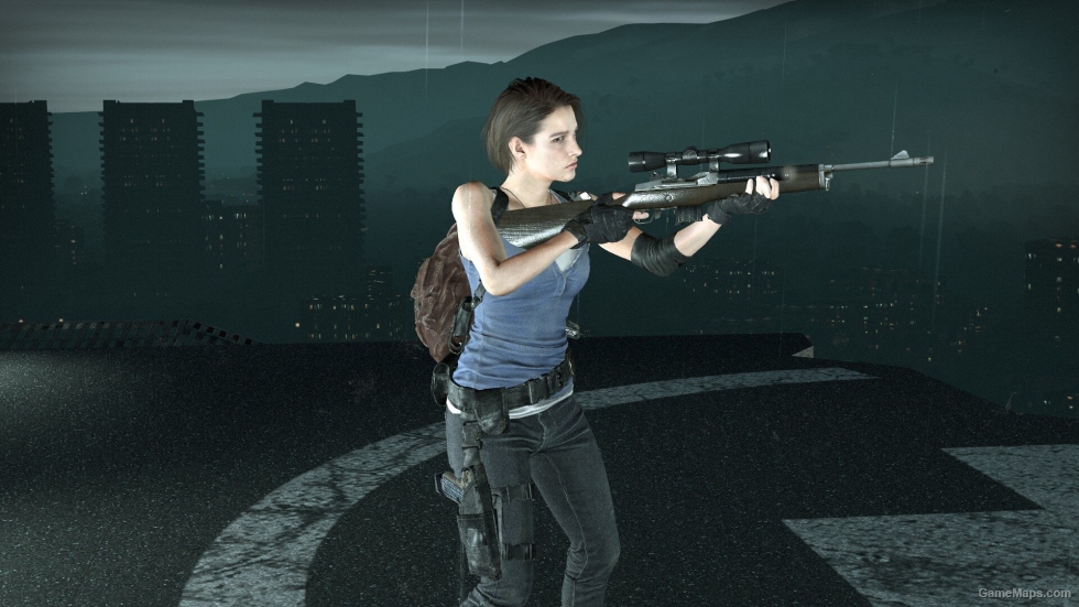 L4D1 RE3 Jill Valentine AS Zoey ( Resident Evil 3 Remake )