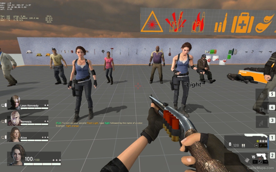 L4D1 RE3 Jill Valentine AS Zoey ( Resident Evil 3 Remake )