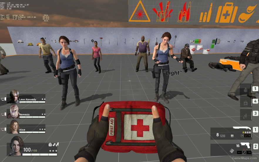 L4D1 RE3 Jill Valentine AS Zoey ( Resident Evil 3 Remake )