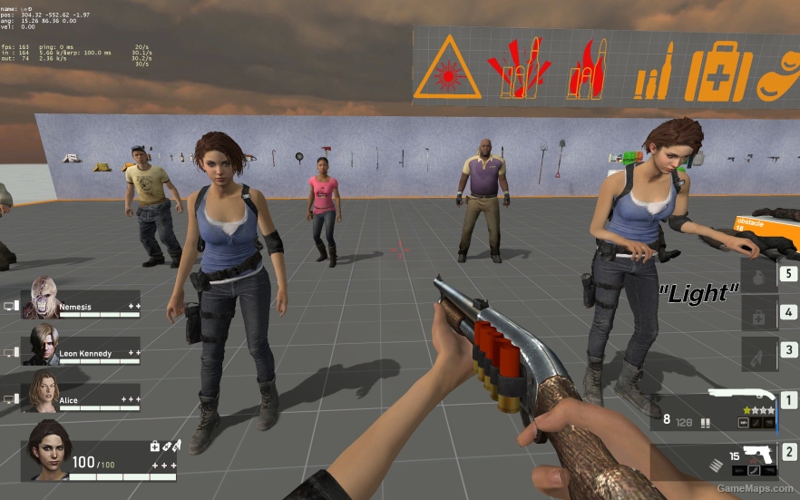 L4D1 RE3 Zoey Jill Valentine ( Resident Evil 3 Remake ) as Default Outfit