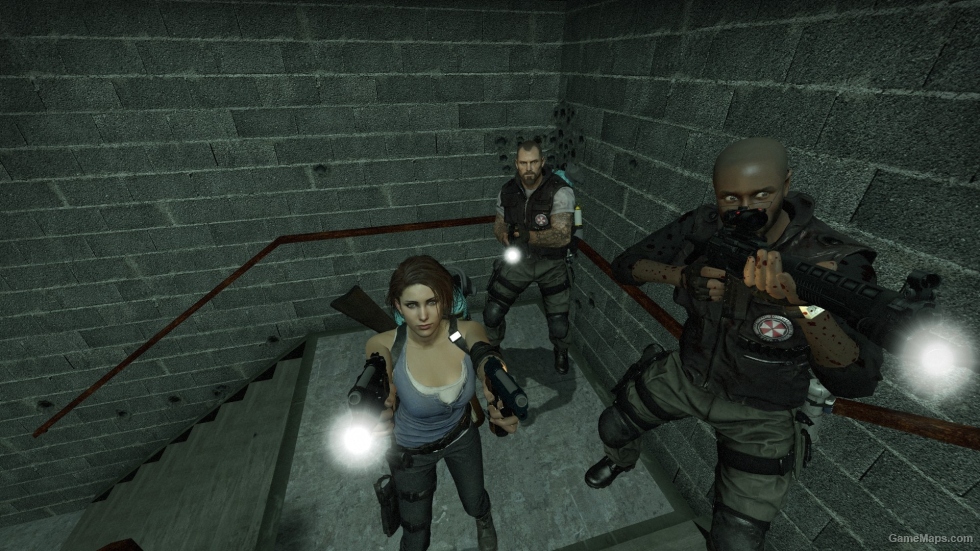 L4D1 RE3 Zoey Jill Valentine ( Resident Evil 3 Remake ) as Default Outfit