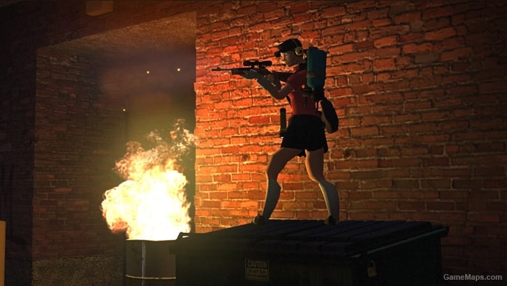L4D1 red Female Scout replaces Zoey