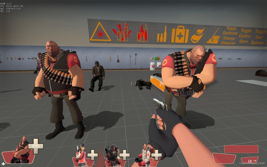 L4D1 Red Heavy replaces Francis