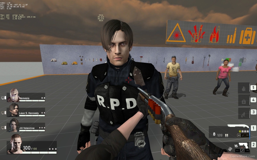 L4D1 Resident Evil 4(6) Leon S. Kennedy R.P.D