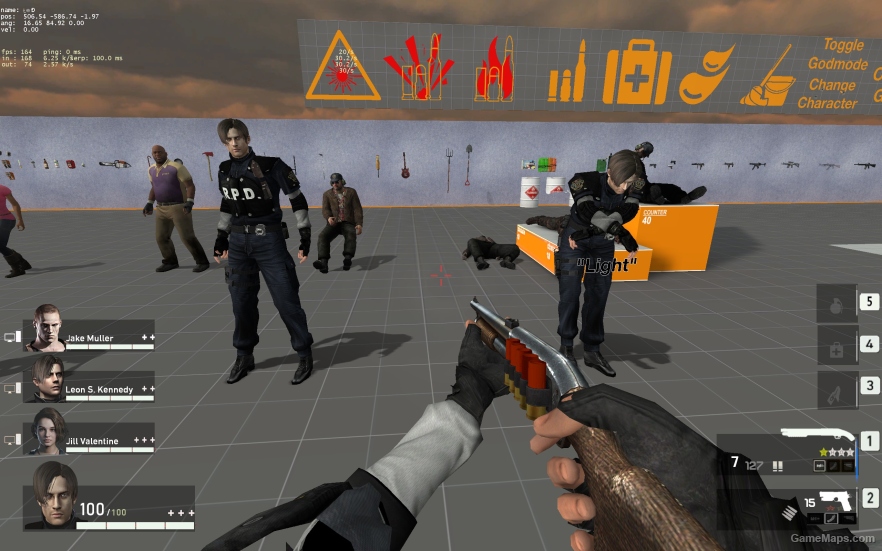 L4D1 Resident Evil 4(6) Leon S. Kennedy R.P.D