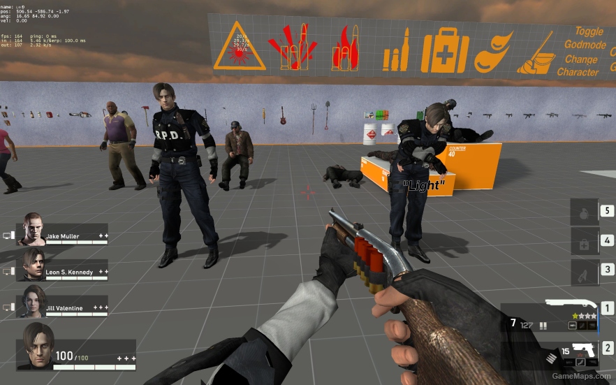 L4D1 Resident Evil 4(6) Leon S. Kennedy R.P.D