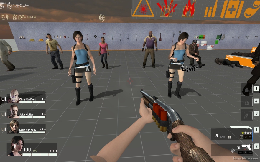 L4D1 Resident Evil's Jill as {Zoey}
