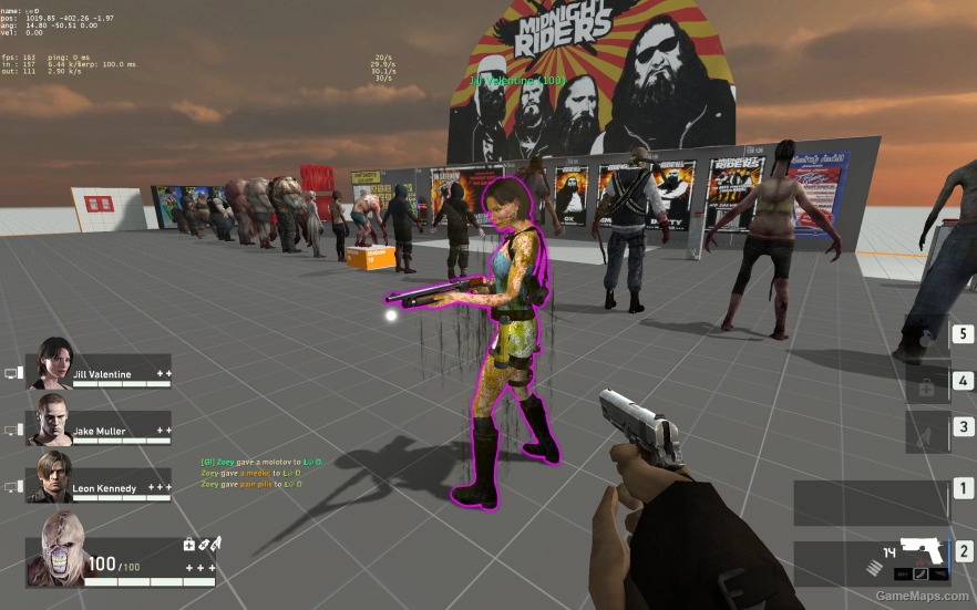 L4D1 Resident Evil's Jill as {Zoey}