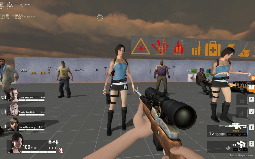 L4D1 Resident Evil's Jill as {Zoey}