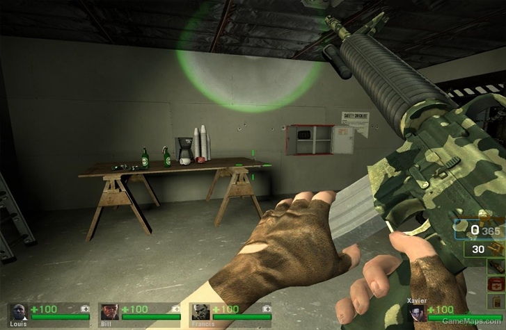 L4D1 Rifle M16 jungle 