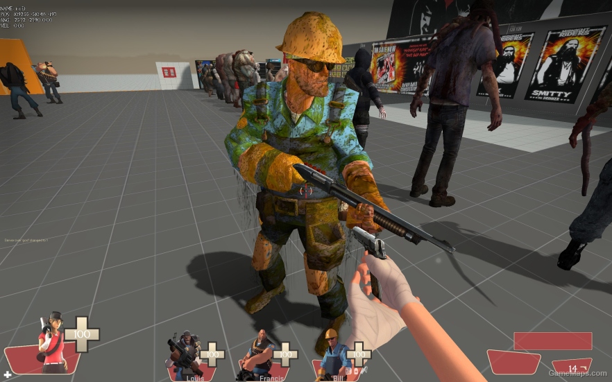 L4d1 TF2 Engineer replaces (Bill)