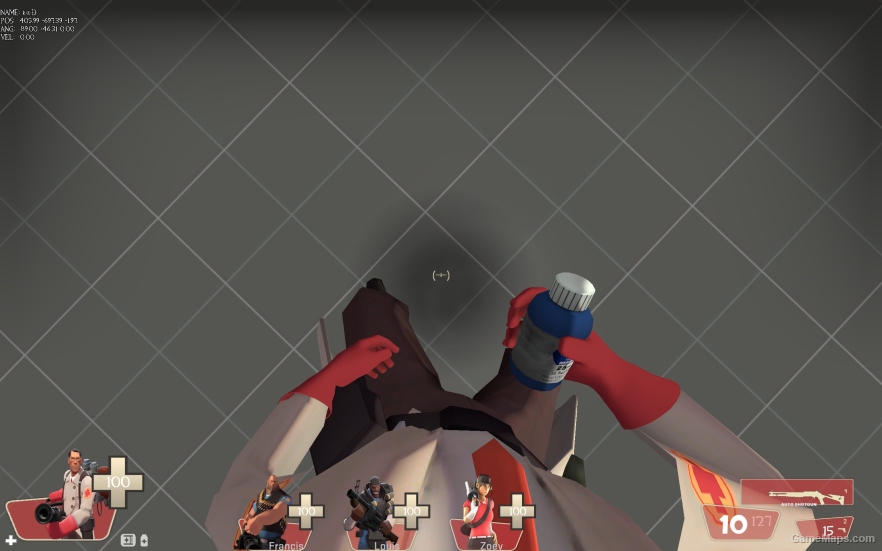 L4D1 TF2 Medic replaces Bill