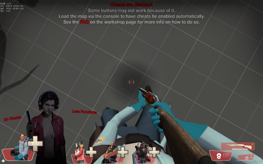 L4D1 TF2 Medic replaces Bill