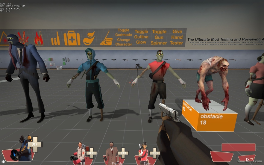 L4D1 TF2 Scout zombie as Hunter