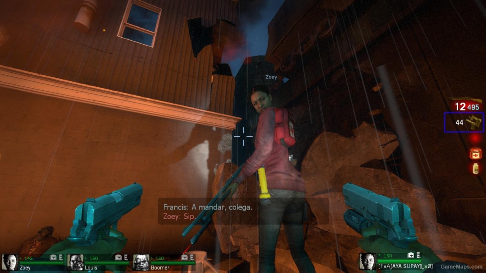 l4d1_the aftermath (rochelle) replace a zoey