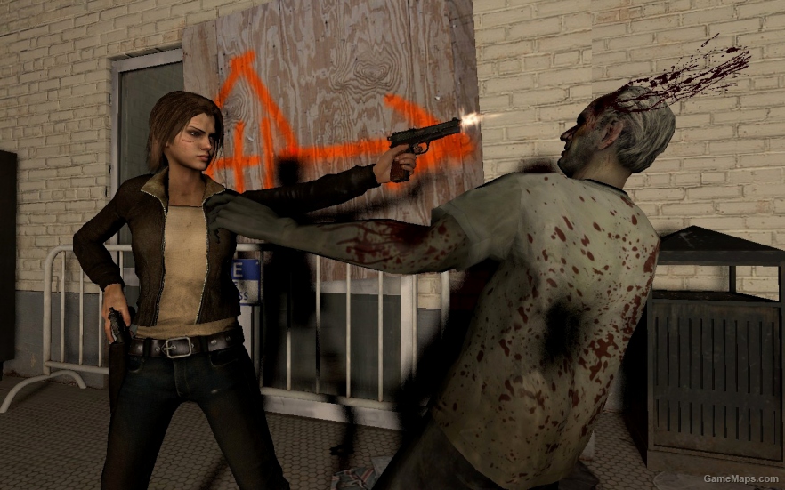 L4D1-The Walking Dead Zoey